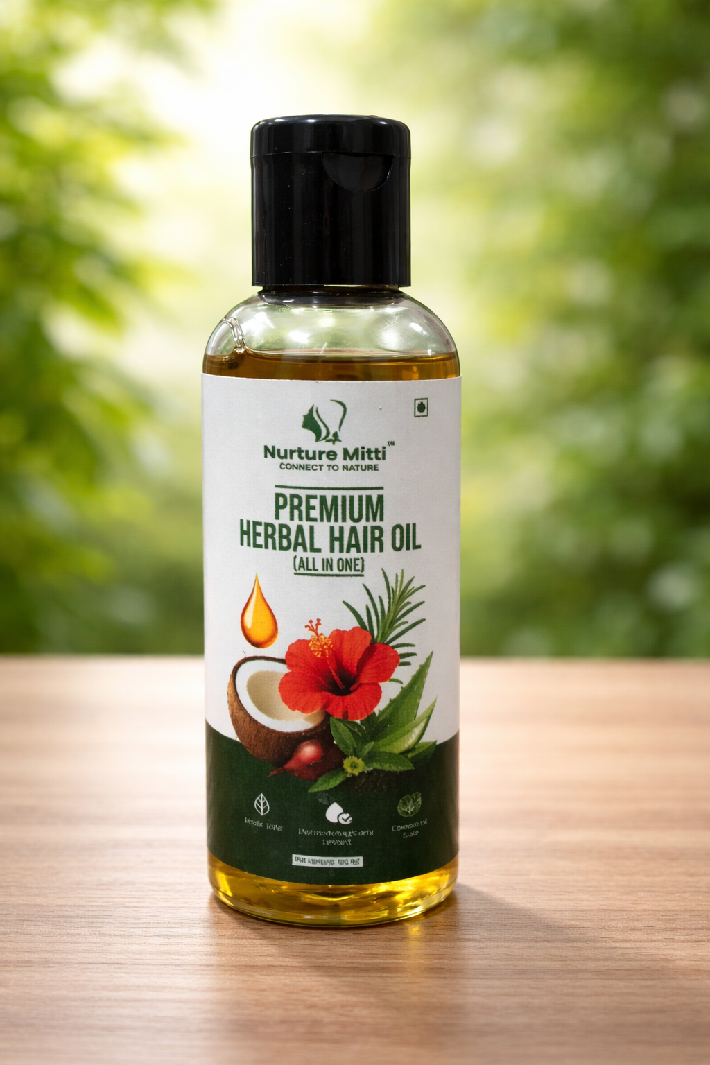 Nurture Mitti Premium Herbal Hair oil (100ml)