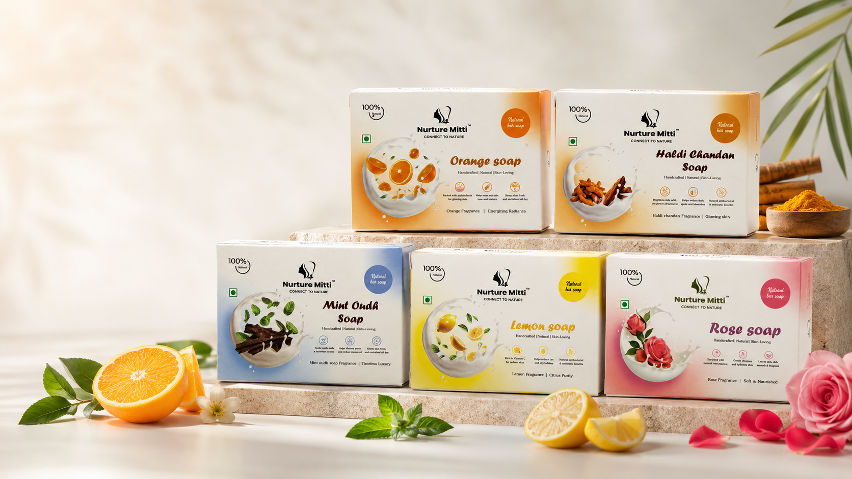 Herbal soaps